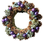 Purple Christmas Wreath