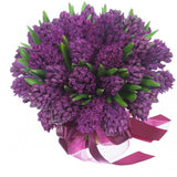 Purple Hyacinth Bouquet - Flowers Box London