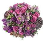 Purple Obsession Bouquet - Flowers Box London