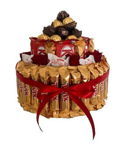 Raffaello & Ferrero Rocher Chocolate Cake