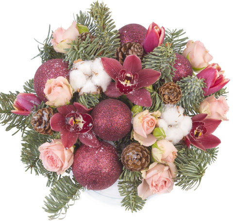 Raspberry Festive Bouquet