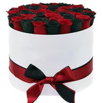 Red and Black Roses Hat Box