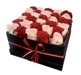 Red and Pink Roses Box