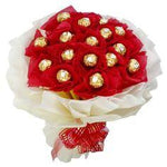 Red and White Chocolate Bouquet