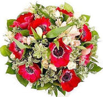 Red Beautiful Anemone Bouquet