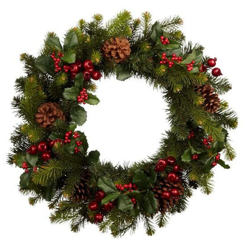 Red Berry Holiday Wreath