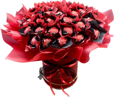 Red Heart Chocolates Box - Flowers Box London