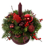 Red in Spruce - Flowers Box London