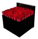 Red Kiss Roses Box - Flowers Box London