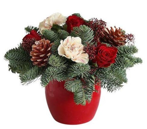 Red Magic of Christmas - Flowers Box London