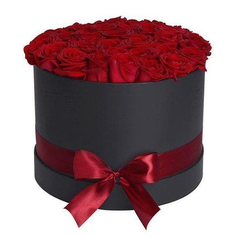 Red Roses in a Box