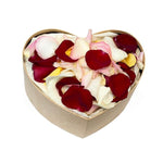 Rose Petals Heart Box