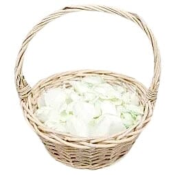 Rose Petals in Basket