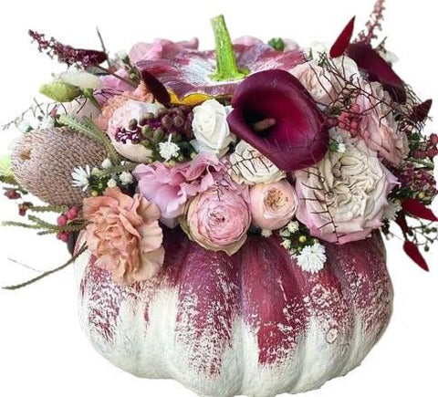 Roseberry Pumpkin Arrangement - Flowers Box London