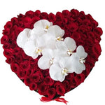 Roses and Orchids Love Box - Flowers Box London