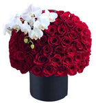 Roses and Phalaenopsis Luxury Box
