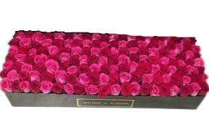 Roses Chessboard Rectangular Box