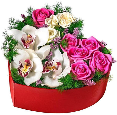 Roses & Orchids Box