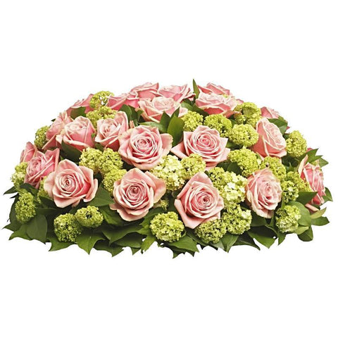 Roses & Viburnum Posy - Flowers Box London