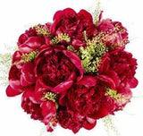 Ruby Red Peony Bouquet