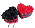 Set Foam Rose Medium & Large Heart Boxes