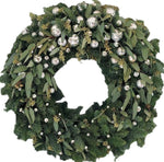 Silver Winter Wreath - Flowers Box London