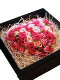 Spray Pink Shades Heart Signature Box