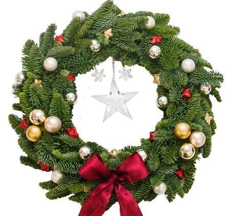Stars Festive Door Wreath