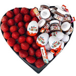 Strawberry and Chocolate in a Box - Flowers Box London