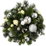 Subtle Christmas Box with Candle - Flowers Box London
