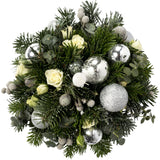 Subtle Christmas Box with Candle - Flowers Box London