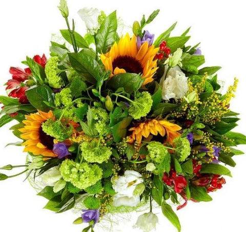 Sunflowers Garden Bouquet - Flowers Box London