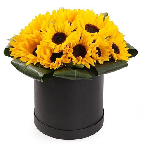 Sunflowers Hat Box