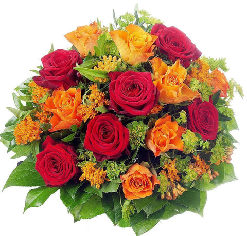 Sunny Orange Bouquet - Flowers Box London