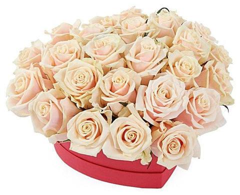 Sweet Avalanche Roses Heart Box