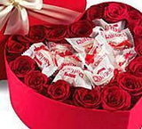 Sweetness Heart Box - Flowers Box London