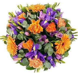 Touch Of Sky Bouquet - Flowers Box London