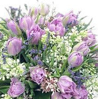 Tulips and Lilac Bouquet