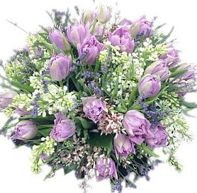 Tulips and Lilac Bouquet