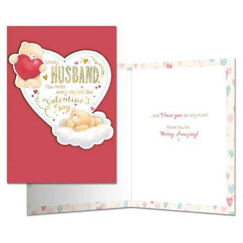 Valentine's Day Card Lovely Husband