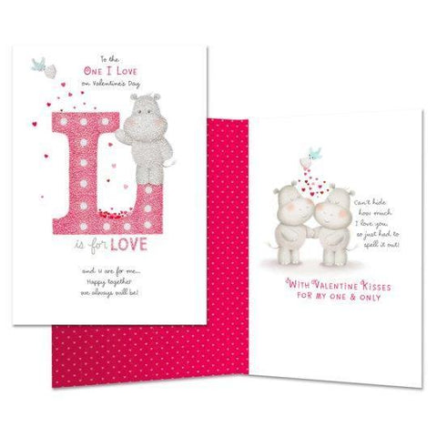 Valentine's Day Card To The One I Love - Flowers Box London