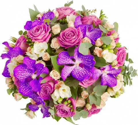 Vanda Orchids Bouquet - Flowers Box London