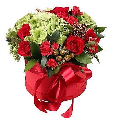 Vibrant Hat Box - Flowers Box London