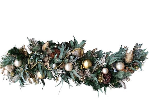 Vintage Fresh Garland with Baubles