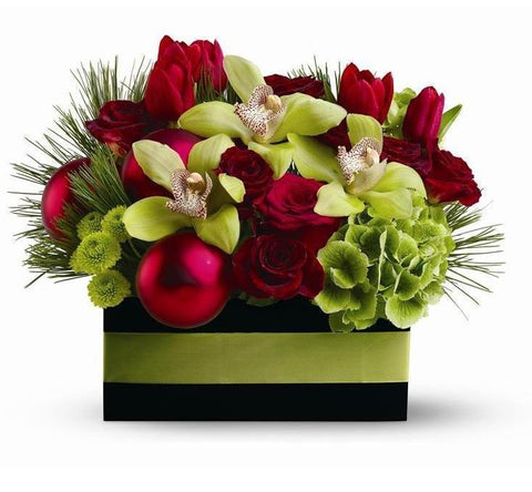 Warm Cozy Christmas Box - Flowers Box London