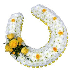 White and Yellow Horseshoe Tribute