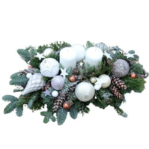 White Centerpiece - Flowers Box London