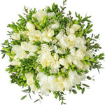 White Freesias Bouquet