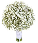 White Gypsophila Bridal Bouquet - Flowers Box London