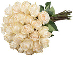 White Rose Gold Glitter Bouquet